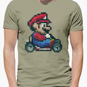 T-shirt Mario Kart en pixel