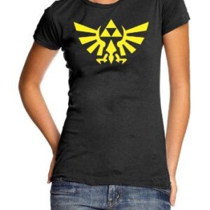 T-shirt noir avec logo Zelda